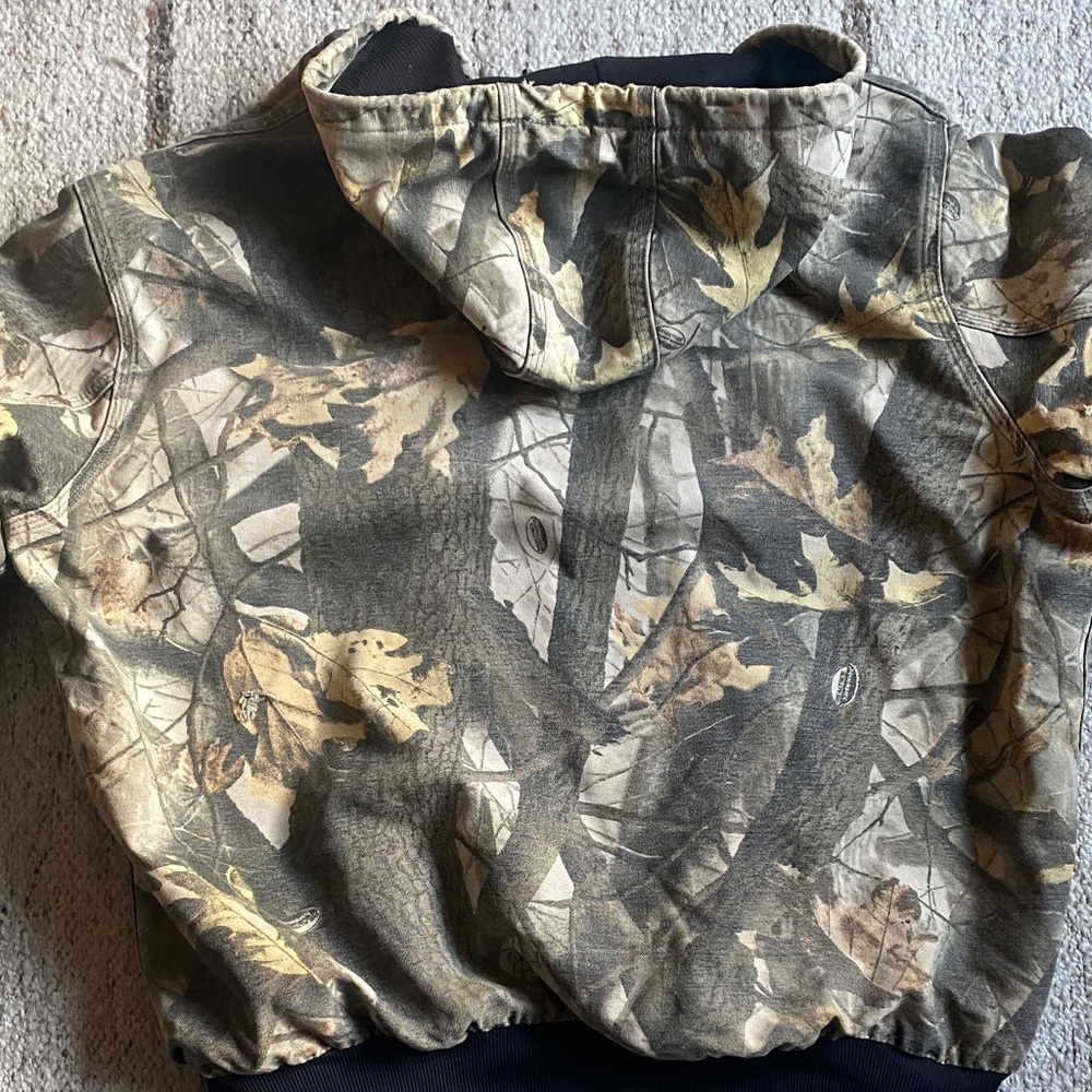 R A R E Carhartt Camo Hooded Zip Jacket - Picture 9 of 9